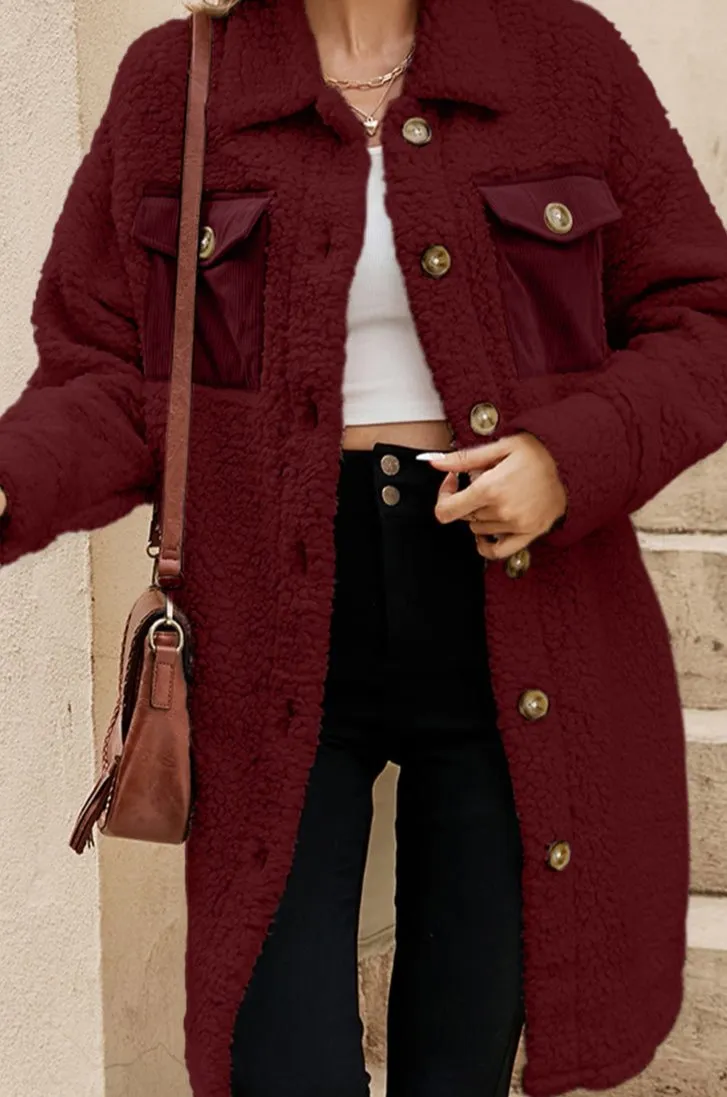 Madison Teddy Coat - 4 colors