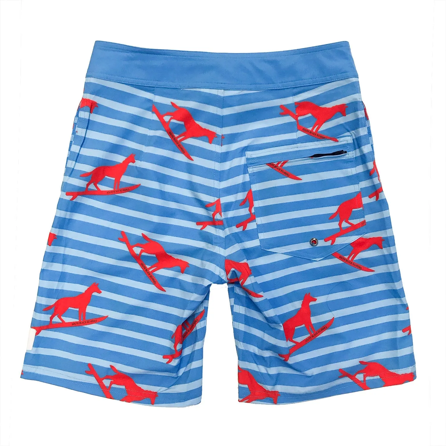 Men's Surfer Boardies: Dingo Took My Board(ies) - Classic Blue