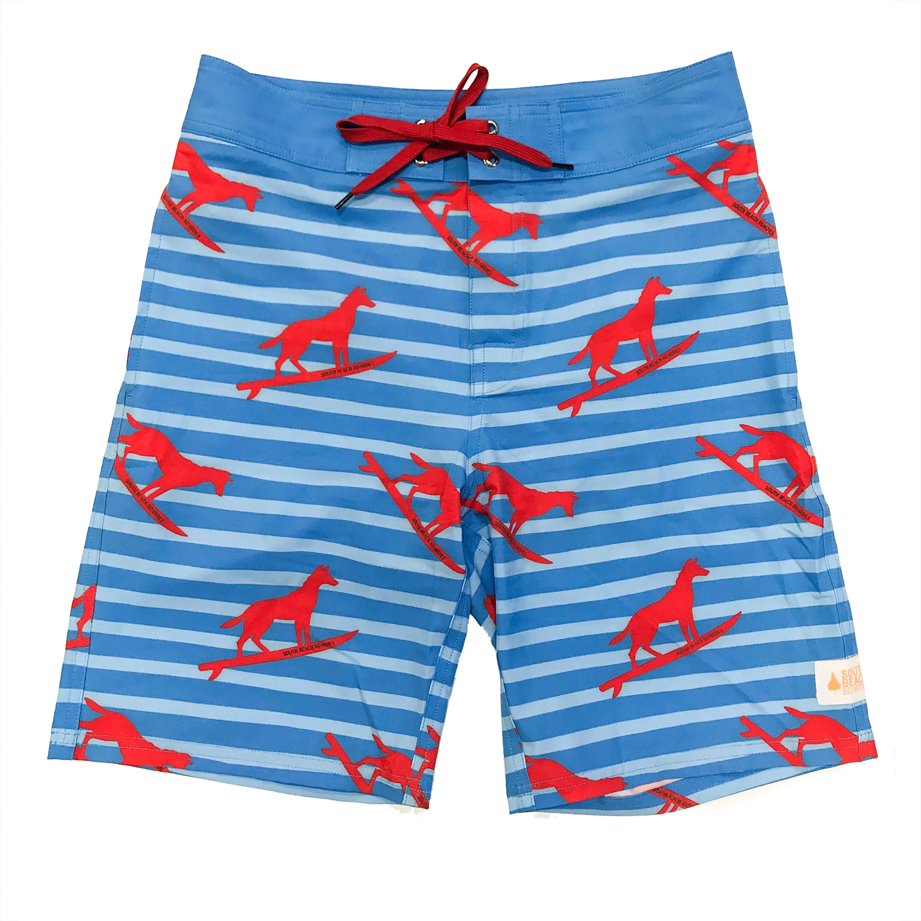 Men's Surfer Boardies: Dingo Took My Board(ies) - Classic Blue