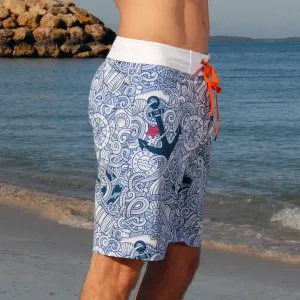 Men's Surfer Boardies: Sea Punk