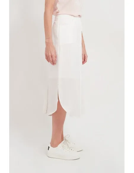 Mia Skirt Ecoalf White