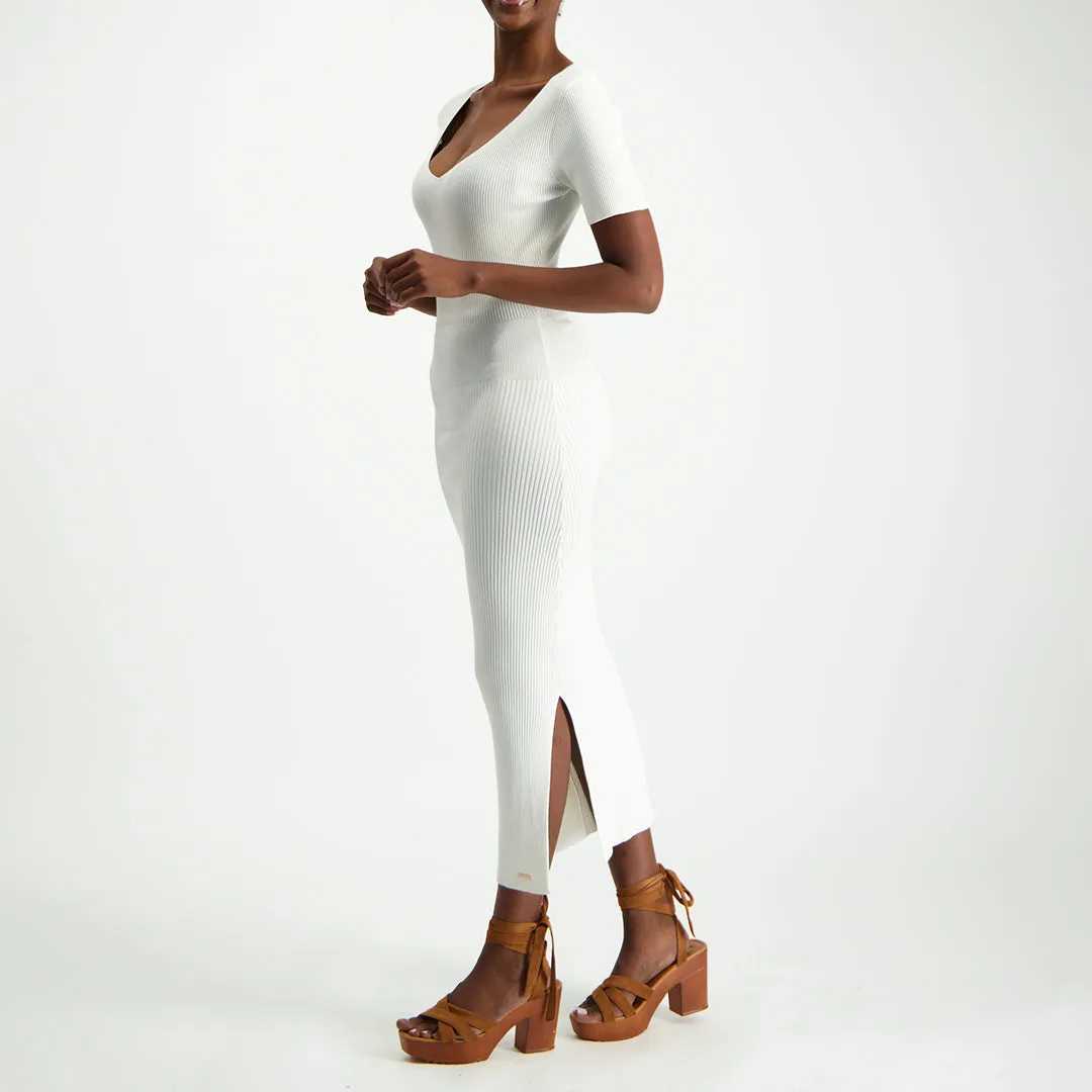 Milk Rib Dress