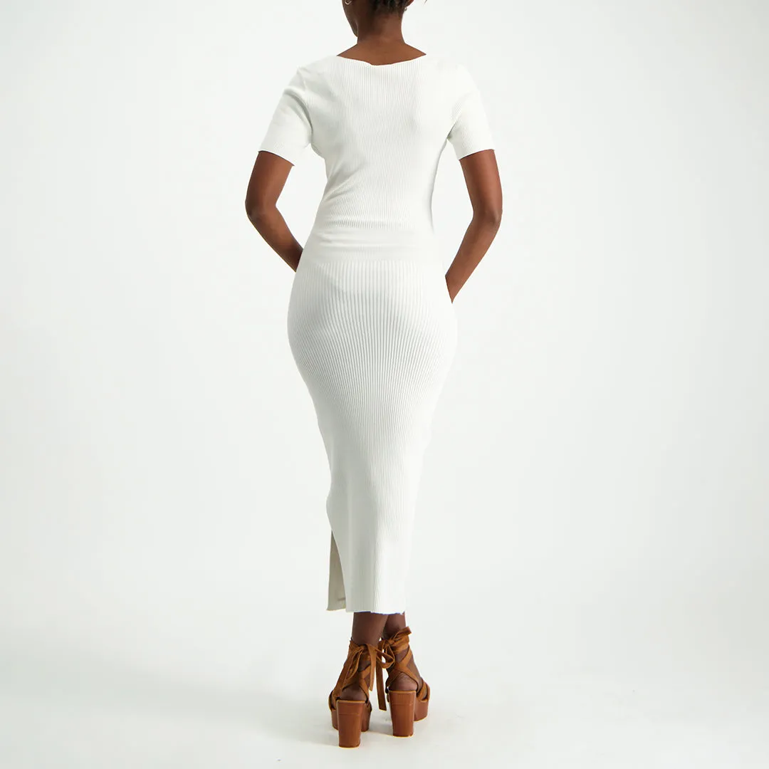 Milk Rib Dress