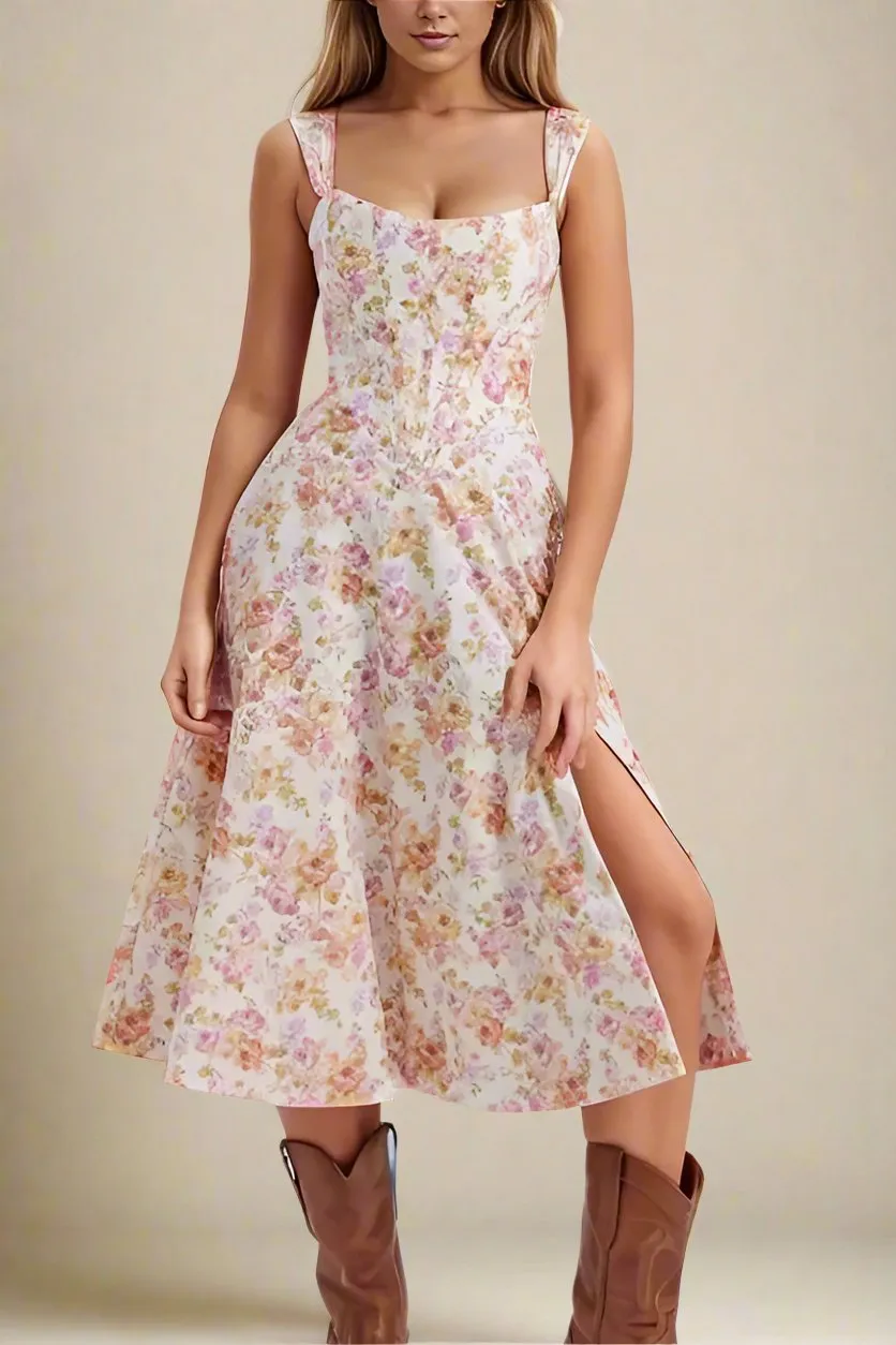 Monique Bodycon Dress - Dusty Pink