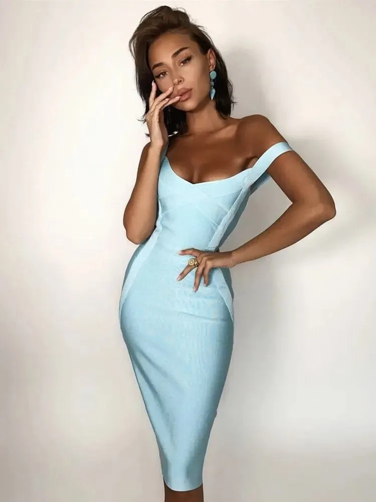 New York Bandage Cocktail Party Dress
