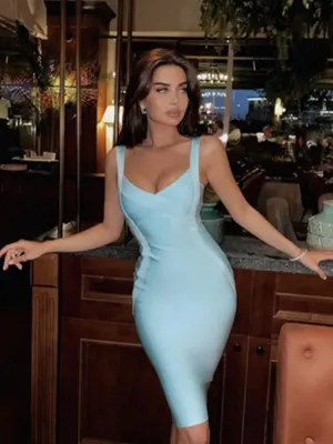 New York Bandage Cocktail Party Dress