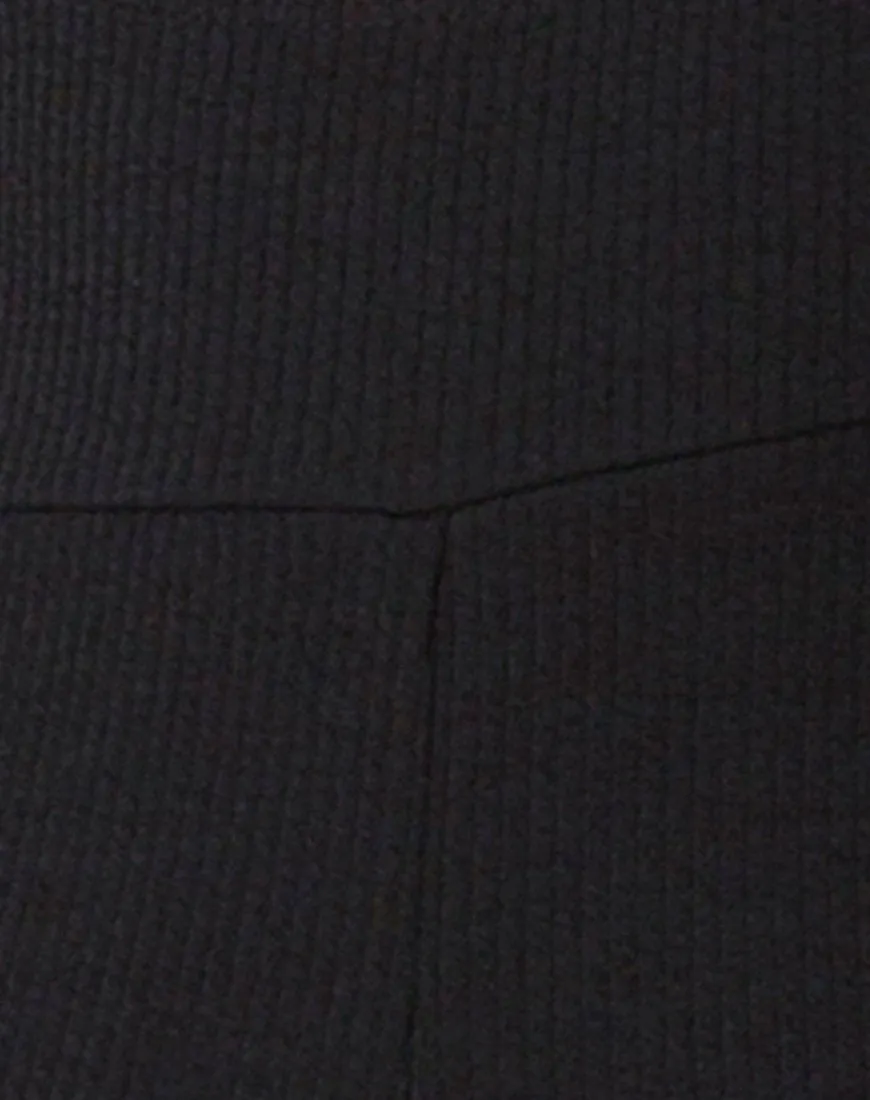 Penold Unitard in Black with Silver Hook