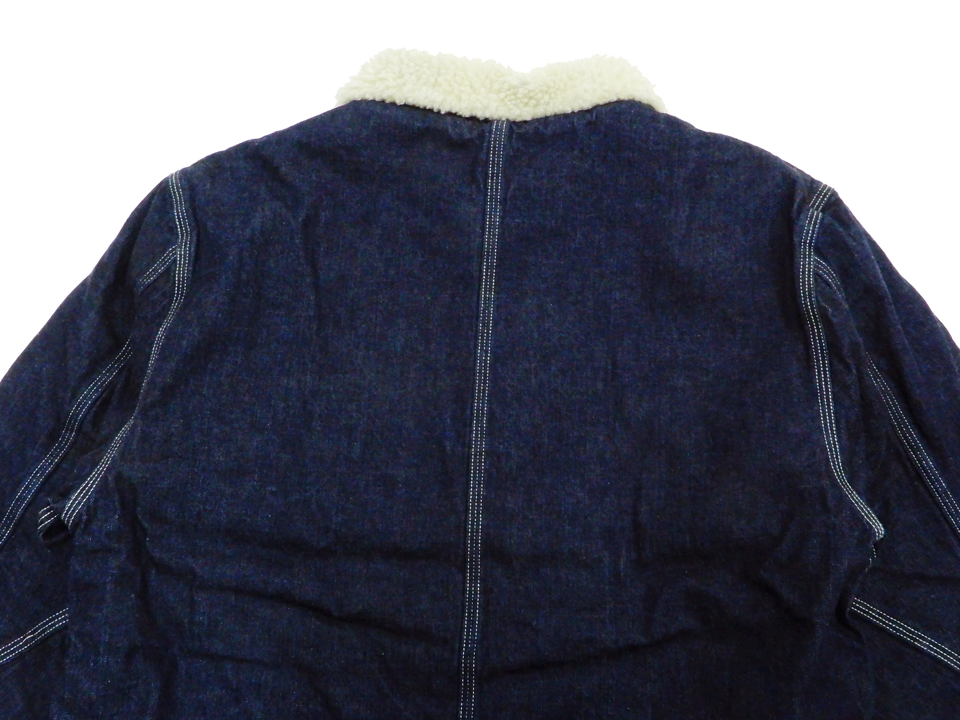 Pherrow's Sherpa Lined Denim Jacket Men's Shearling Rancher Jacket Pherrows 21W-P191-B