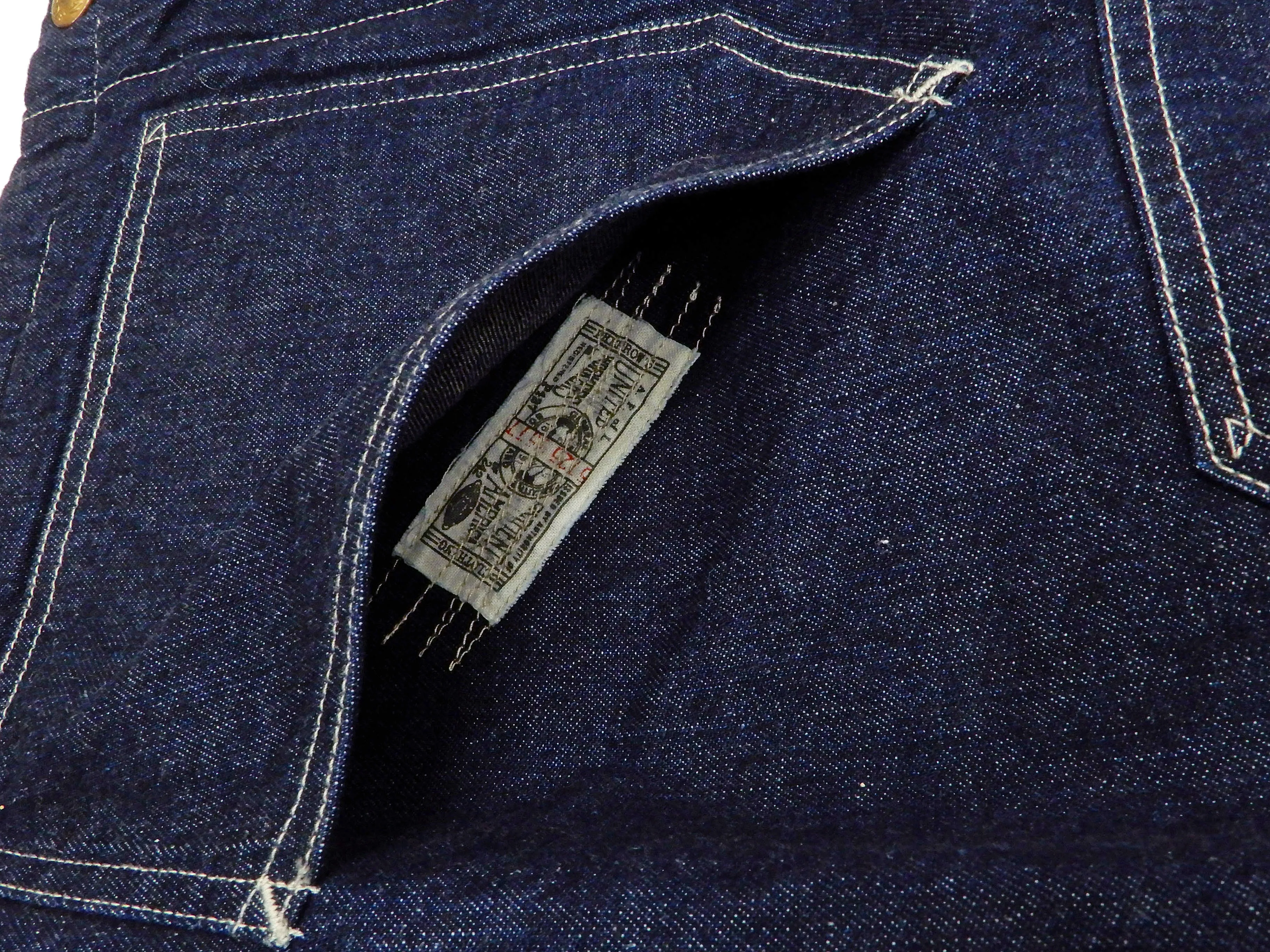 Pherrow's Sherpa Lined Denim Jacket Men's Shearling Rancher Jacket Pherrows 21W-P191-B