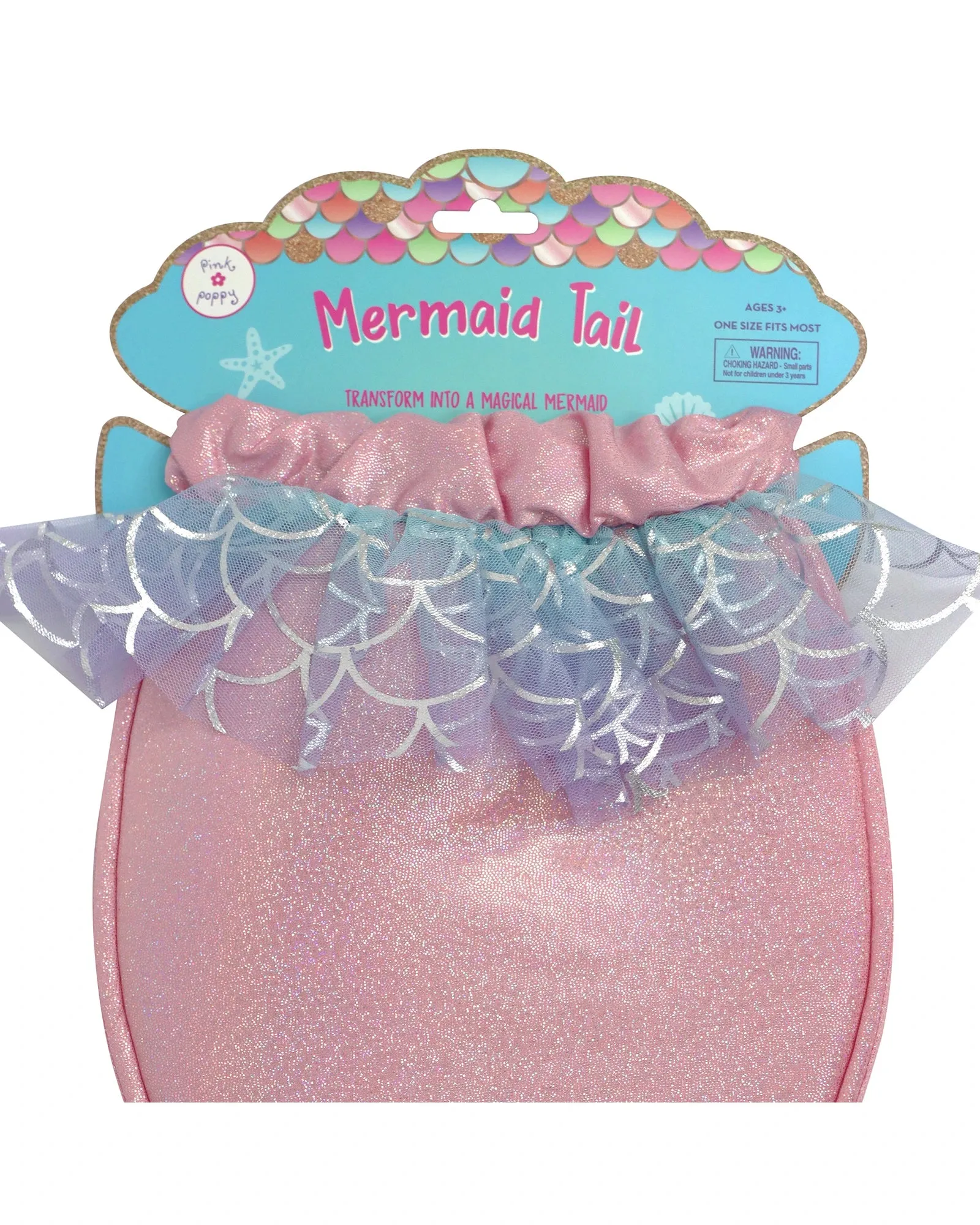 Pink Poppy Mermaid Tail