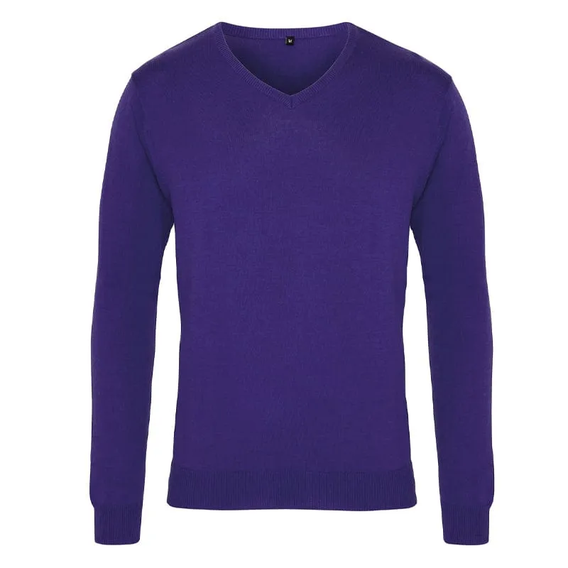 Premier V-neck Knitted Jumper PR694