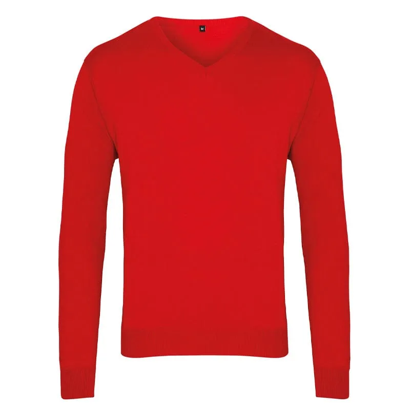 Premier V-neck Knitted Jumper PR694