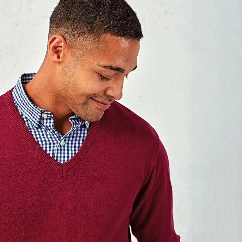 Premier V-neck Knitted Jumper PR694