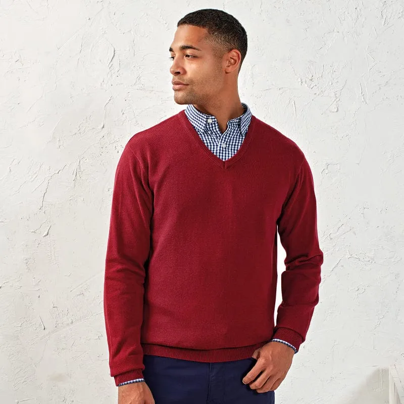 Premier V-neck Knitted Jumper PR694