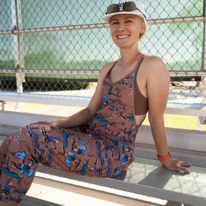 Printed Camp Coveralls in Desert Dweller
