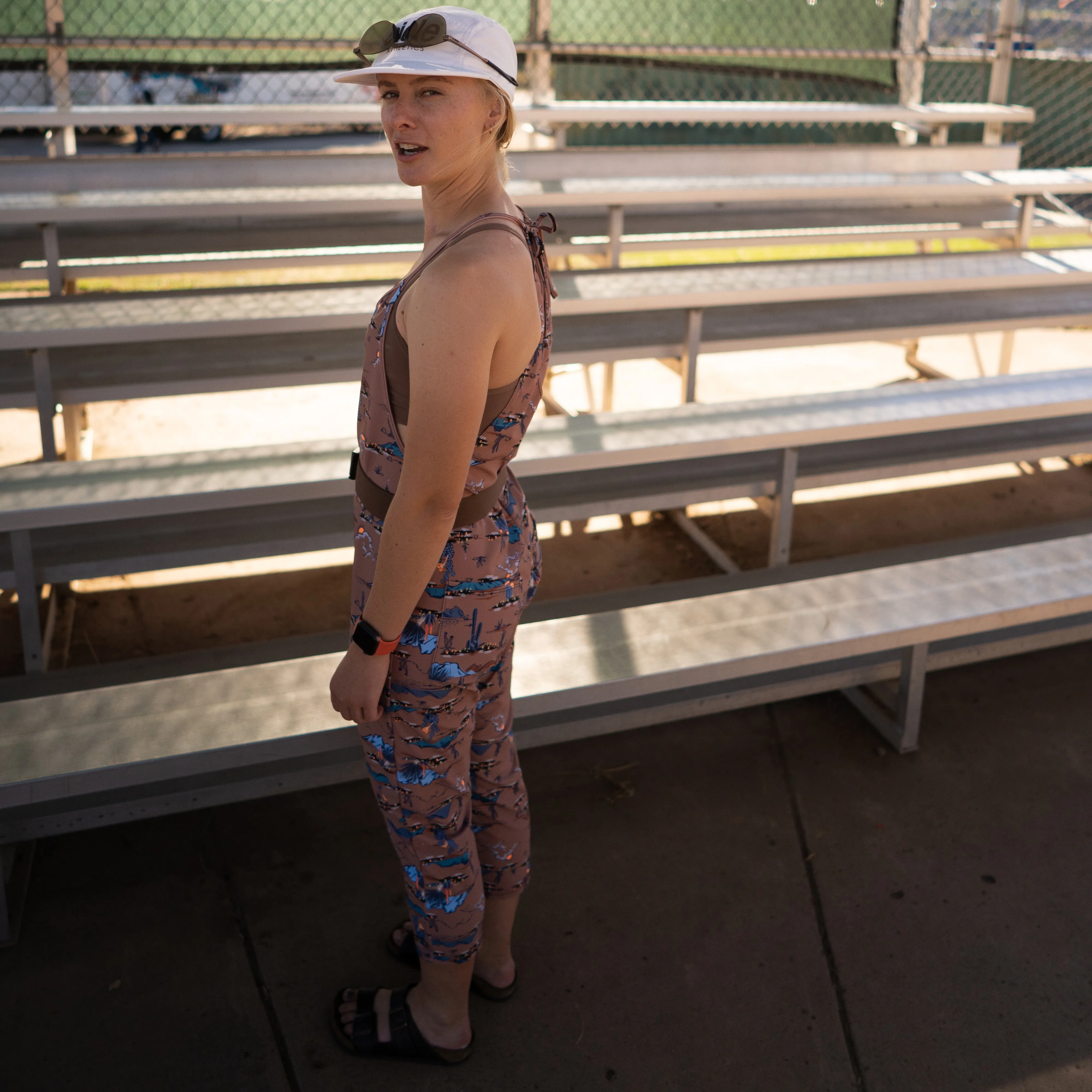 Printed Camp Coveralls in Desert Dweller