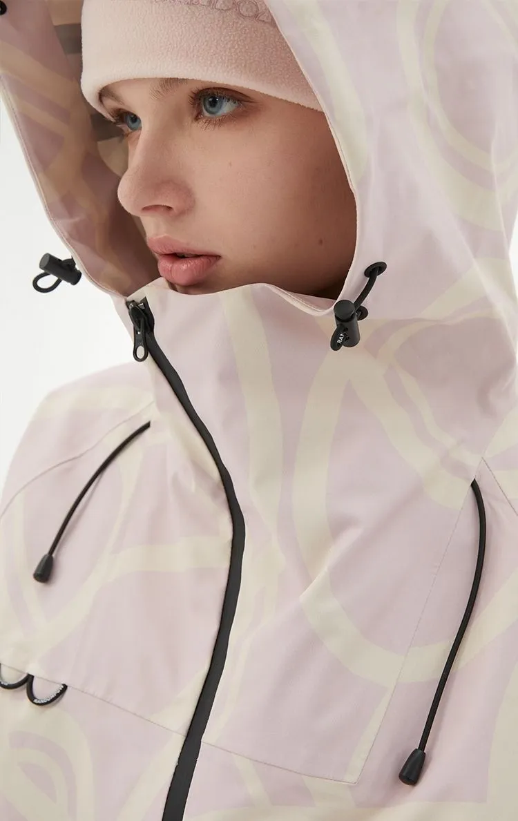 RandomPow Freestyle Light Pink RECCO® Shell Jacket - Women's