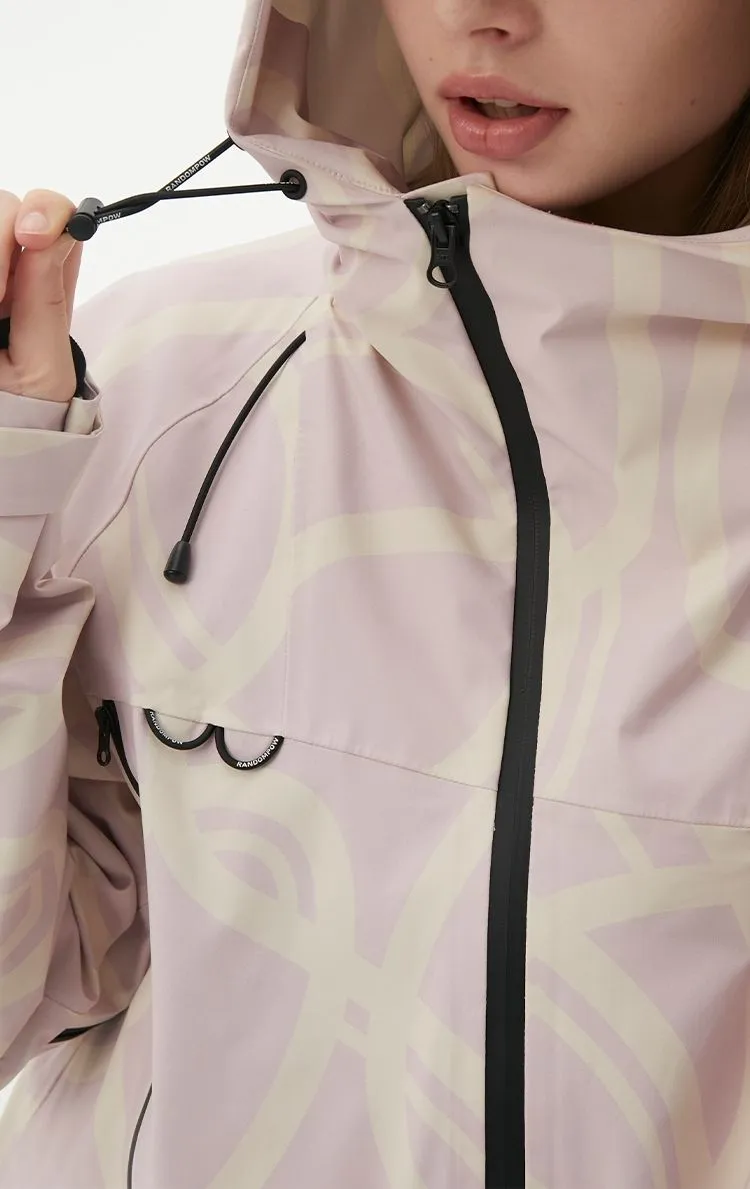 RandomPow Freestyle Light Pink RECCO® Shell Jacket - Women's