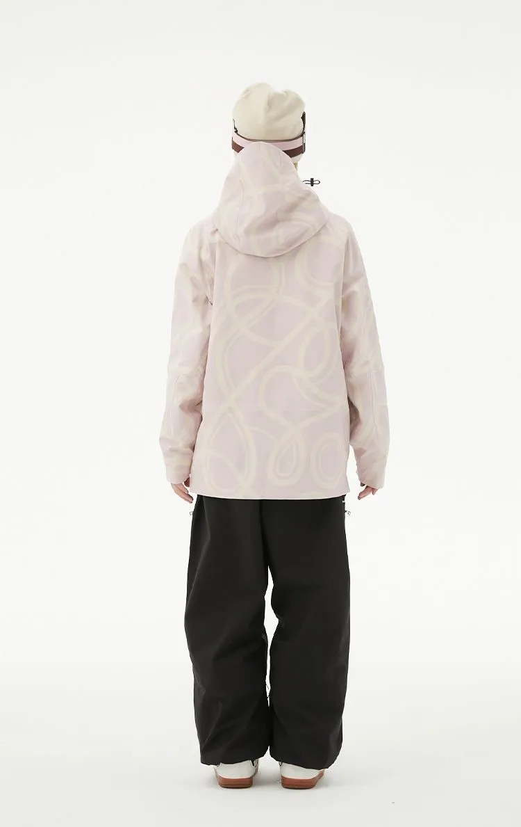 RandomPow Freestyle Light Pink RECCO® Shell Jacket - Women's