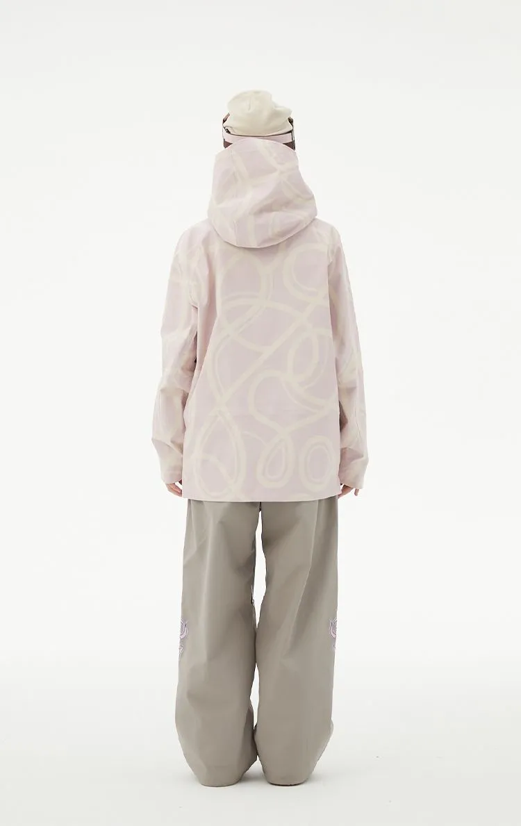RandomPow Freestyle Light Pink RECCO® Shell Jacket - Women's