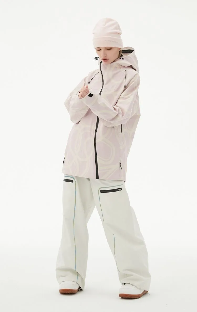 RandomPow Freestyle Light Pink RECCO® Shell Jacket - Women's
