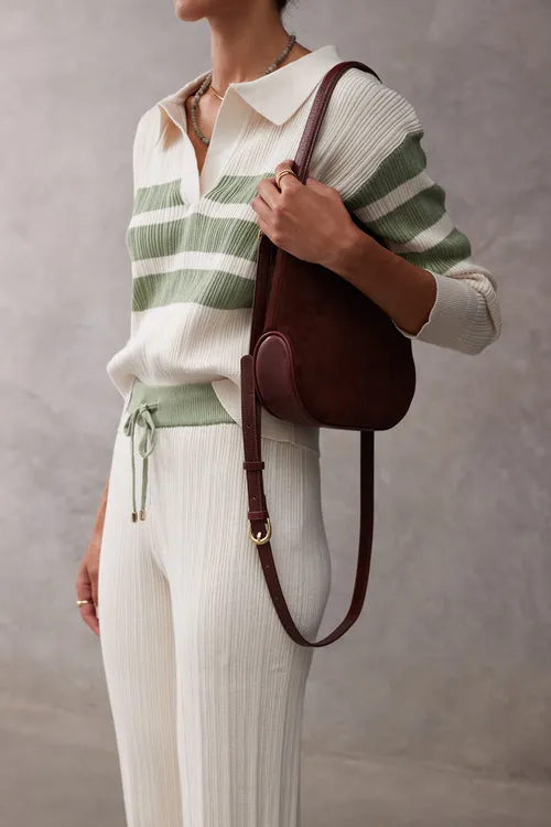SANCIA Heloise Collared Knit Sweater