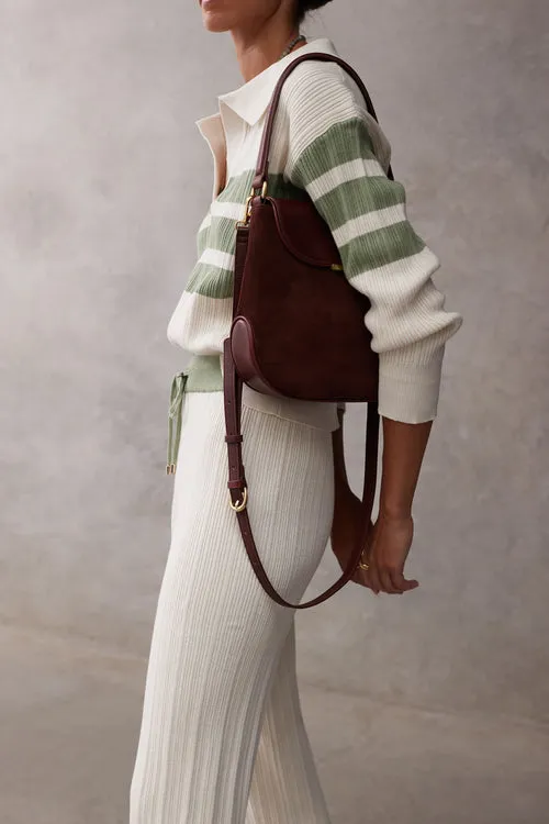SANCIA Heloise Collared Knit Sweater