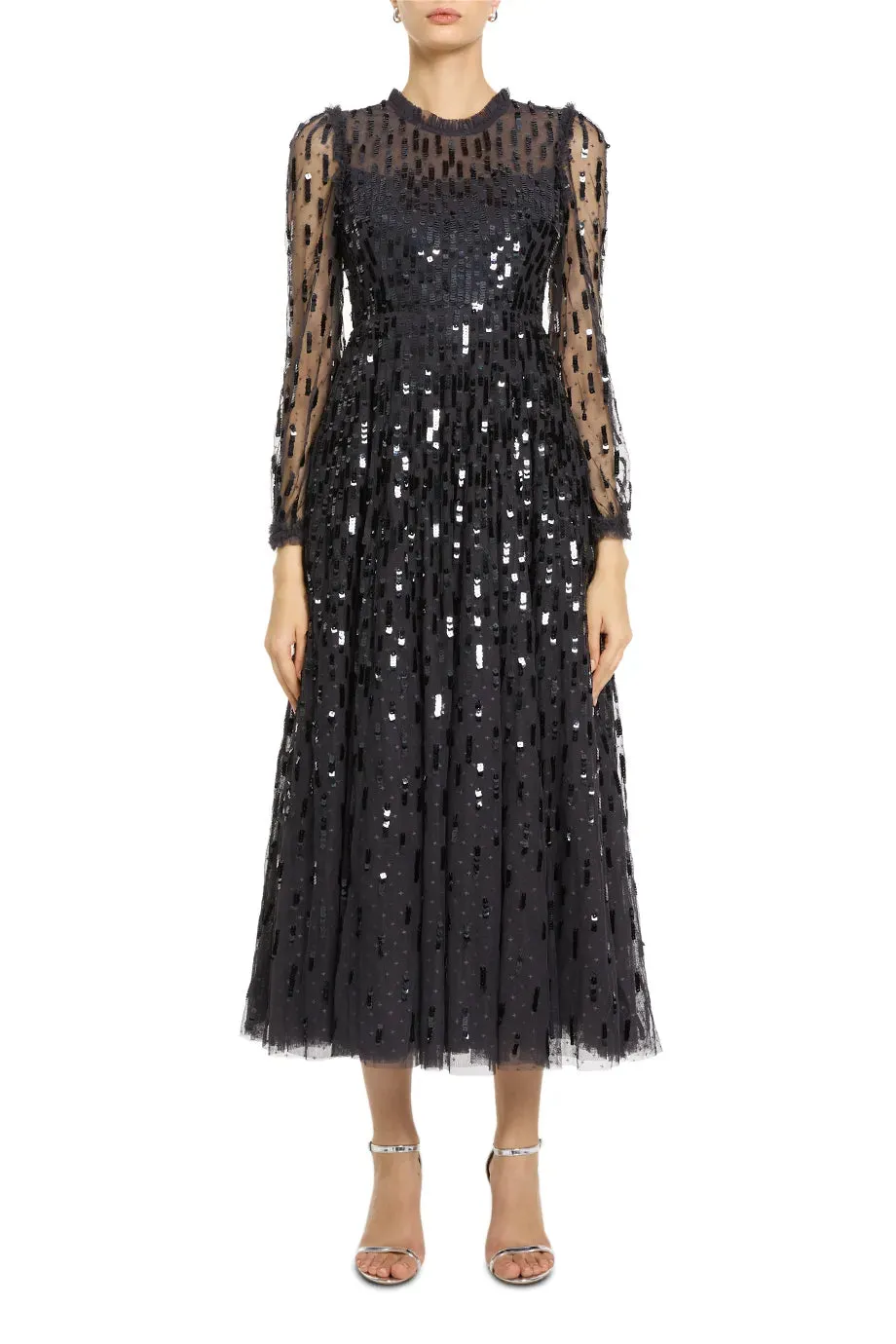 Sequin Dash Evening Dress