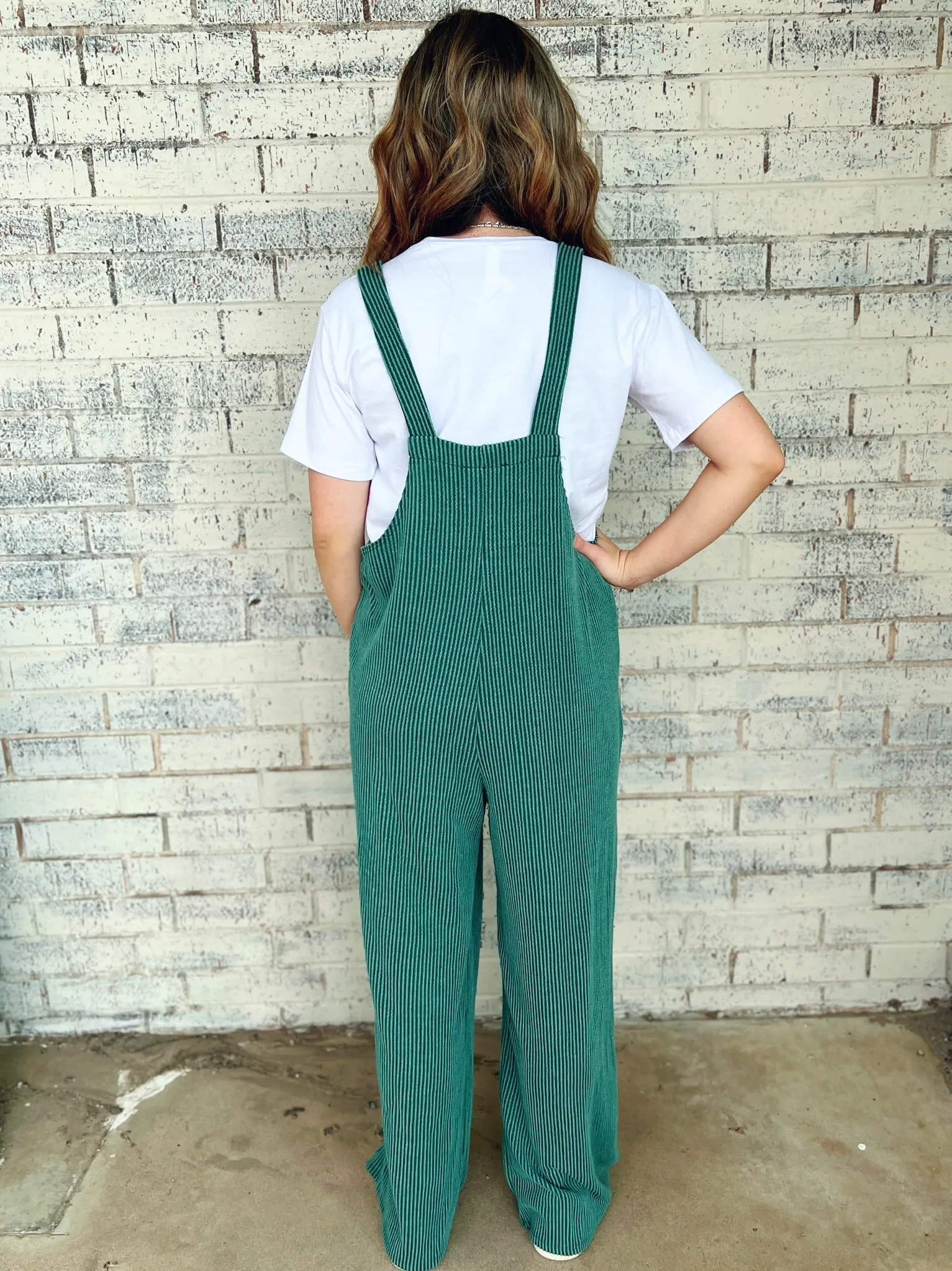 Sleeveless Ribbed Jumpsuit - 2 Colors