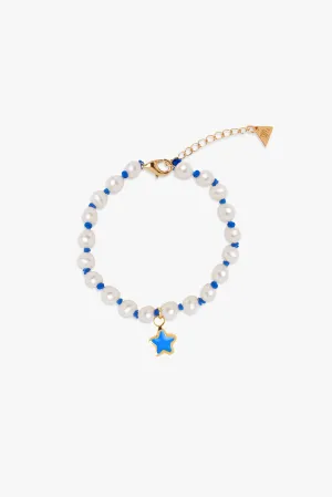 Stardust Knitted Pearl Bracelet