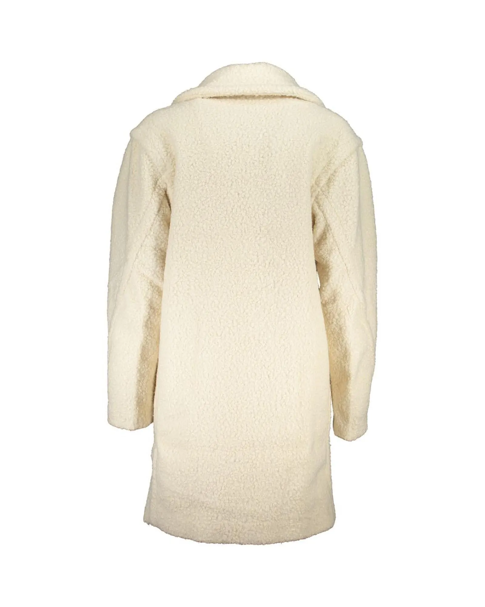 Teddy Coat with Two Pockets and Designer Logo