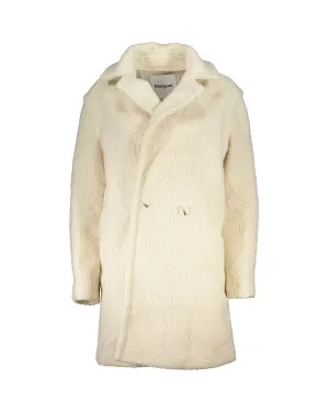 Teddy Coat with Two Pockets and Designer Logo