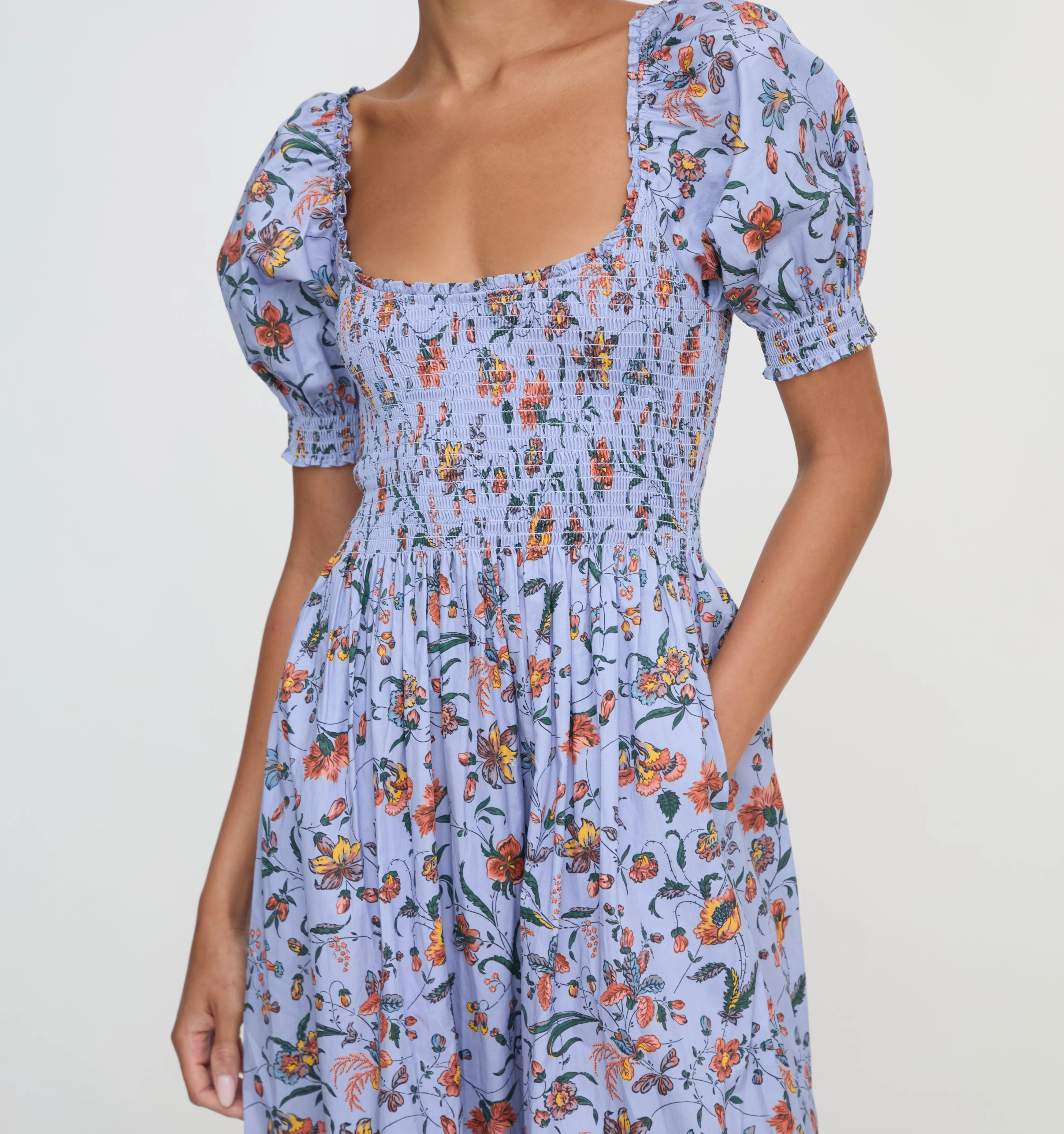 The Louisa Nap Dress - Thistle Fleur Chintz
