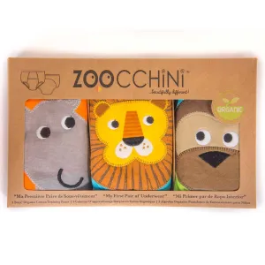 Toddler Organic Potty Training Pants (3-pk) - Safari Friends (Boys)