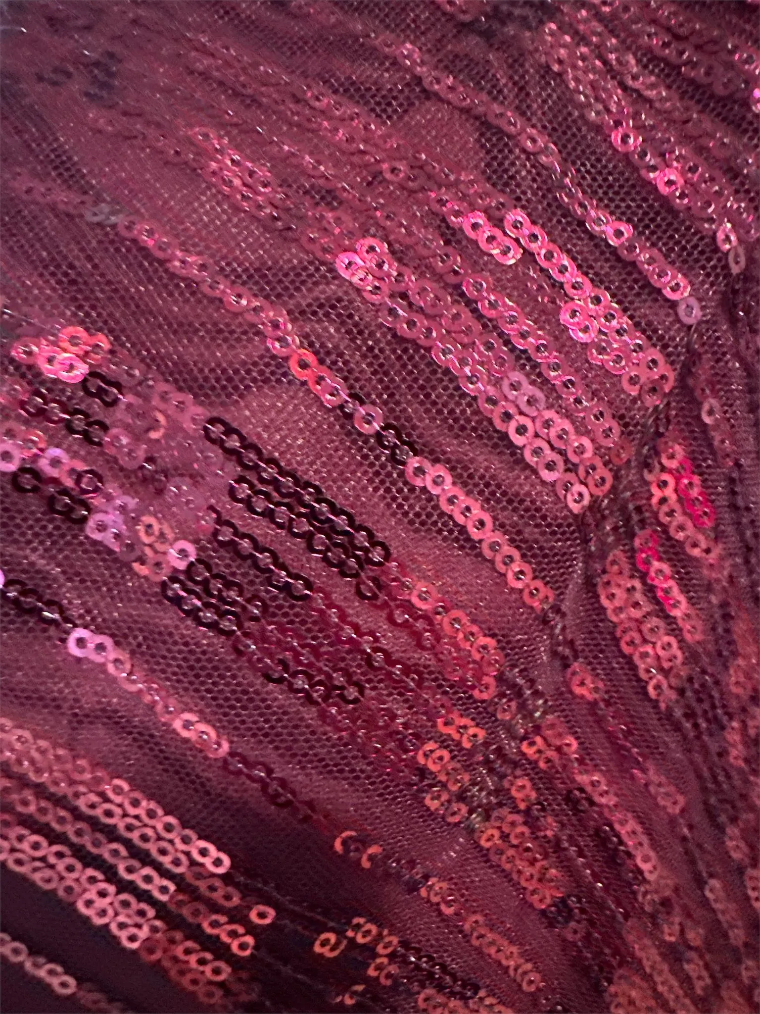 Vince Camuto Purple Plum Sleeveless Sequin Shift Dress Plum Size 6