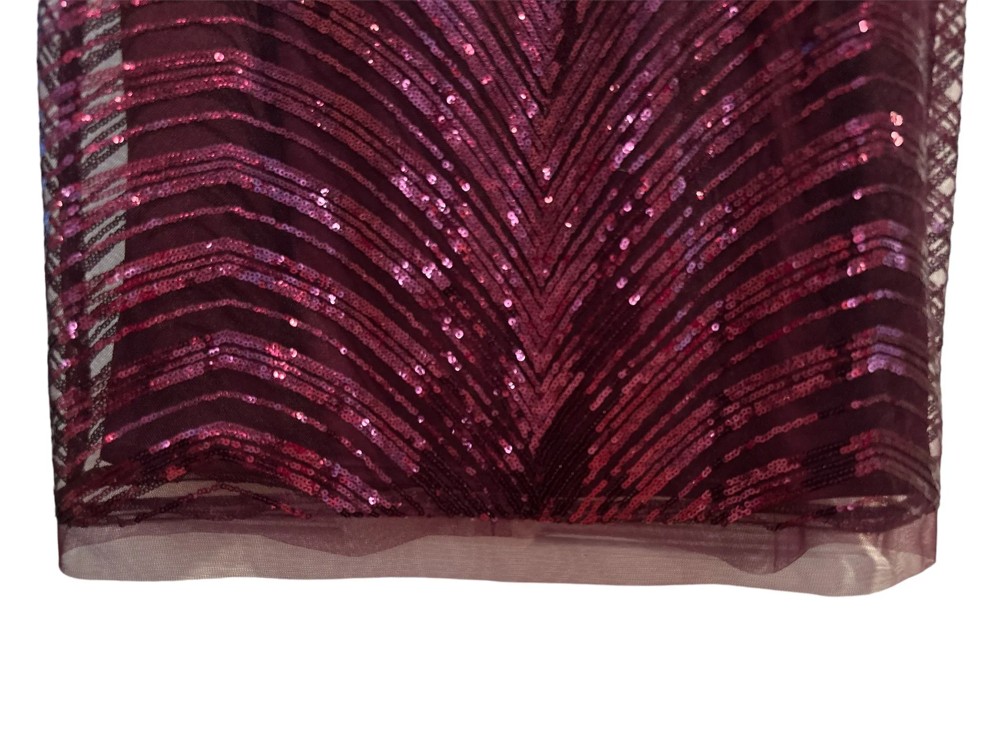 Vince Camuto Purple Plum Sleeveless Sequin Shift Dress Plum Size 6