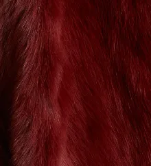 Willow Shearling Jacket in Oxblood Shearling