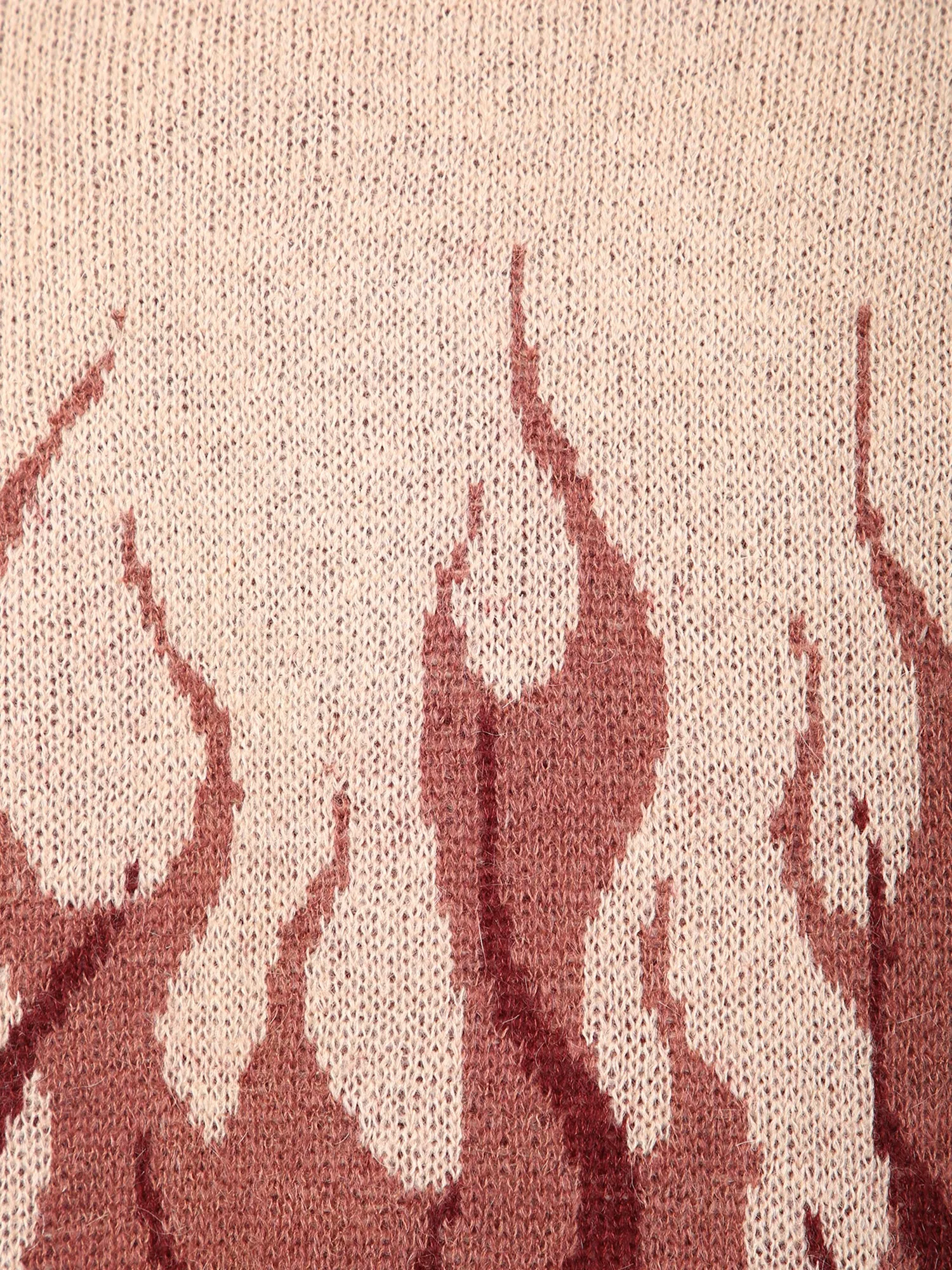 Wine Double Flames jumper