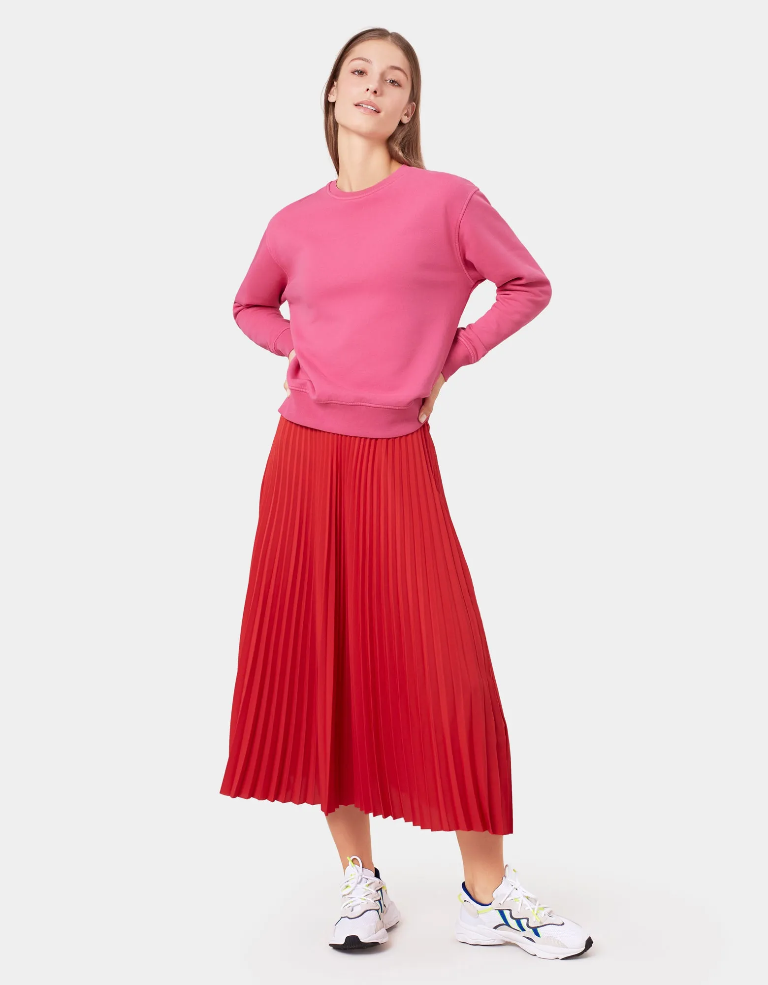 Women Classic Organic Crew - Navy Blue