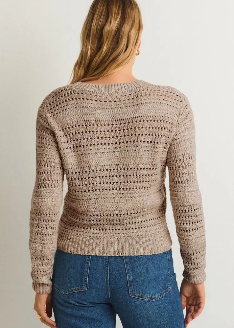 Z Supply Montalvo Crew Neck Sweater - Oatmeal Heather ***FINAL SALE***